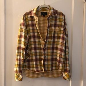 Fat Mattresses &nd Golden Underwear by Maurice Malone Plaid Shirt Sz M